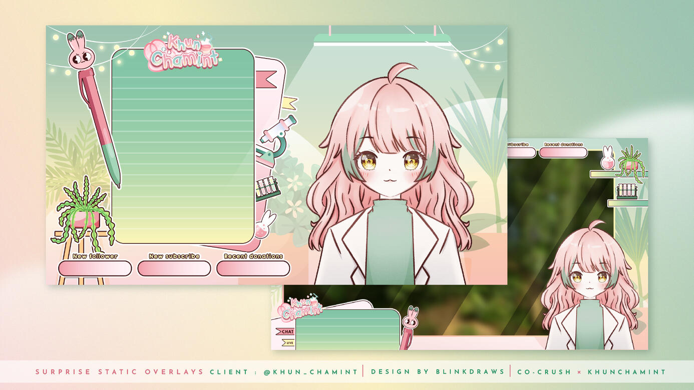 Surprise Overlay : Blinkdraws | Client : khun_chamint