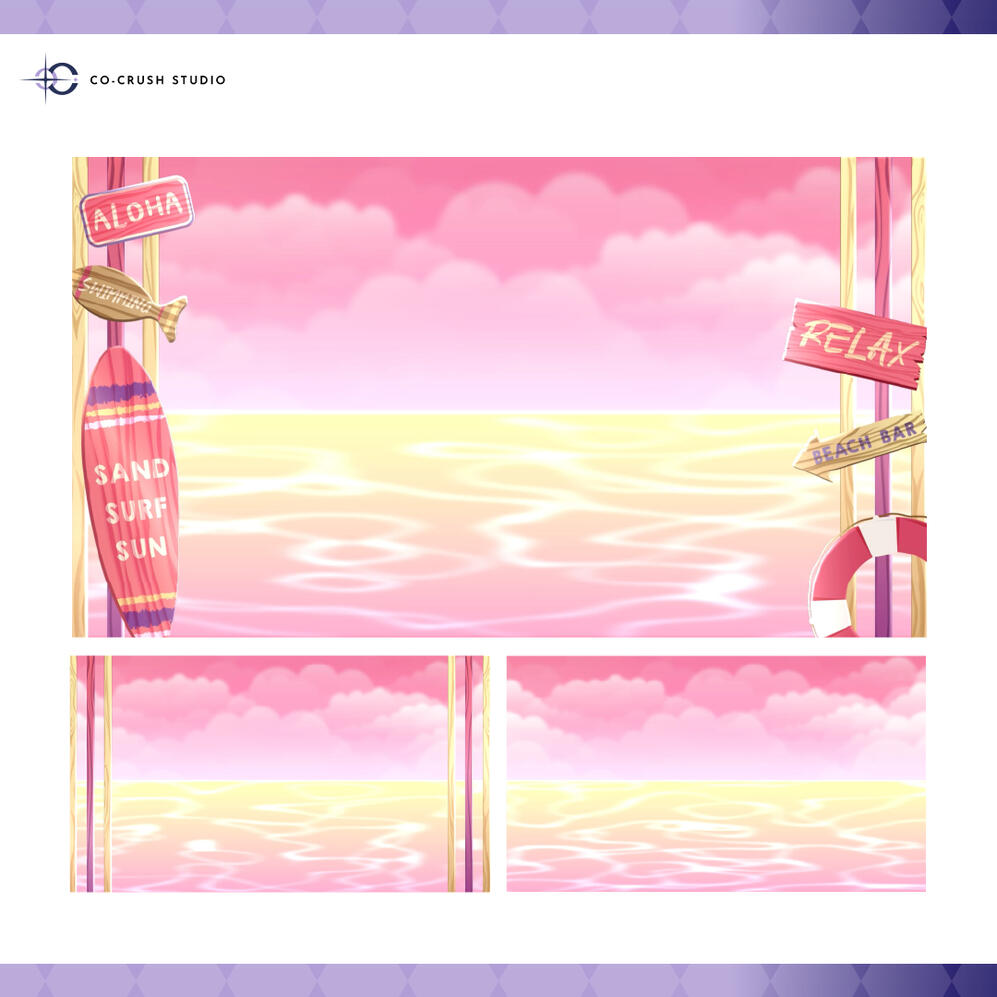 SKY AND SEA BEACH - Animated Background